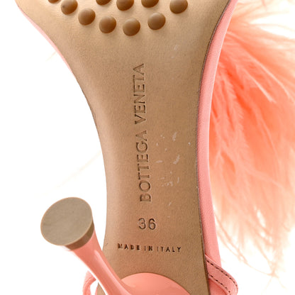 Bottega Veneta Lambskin Feather Dot Sandals 36 Flamingo 7 of 11