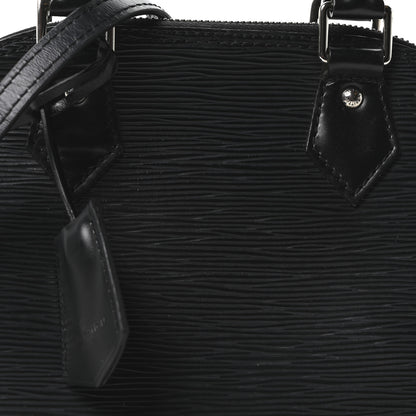 Louis Vuitton Epi Alma BB Black Black 7 of 9