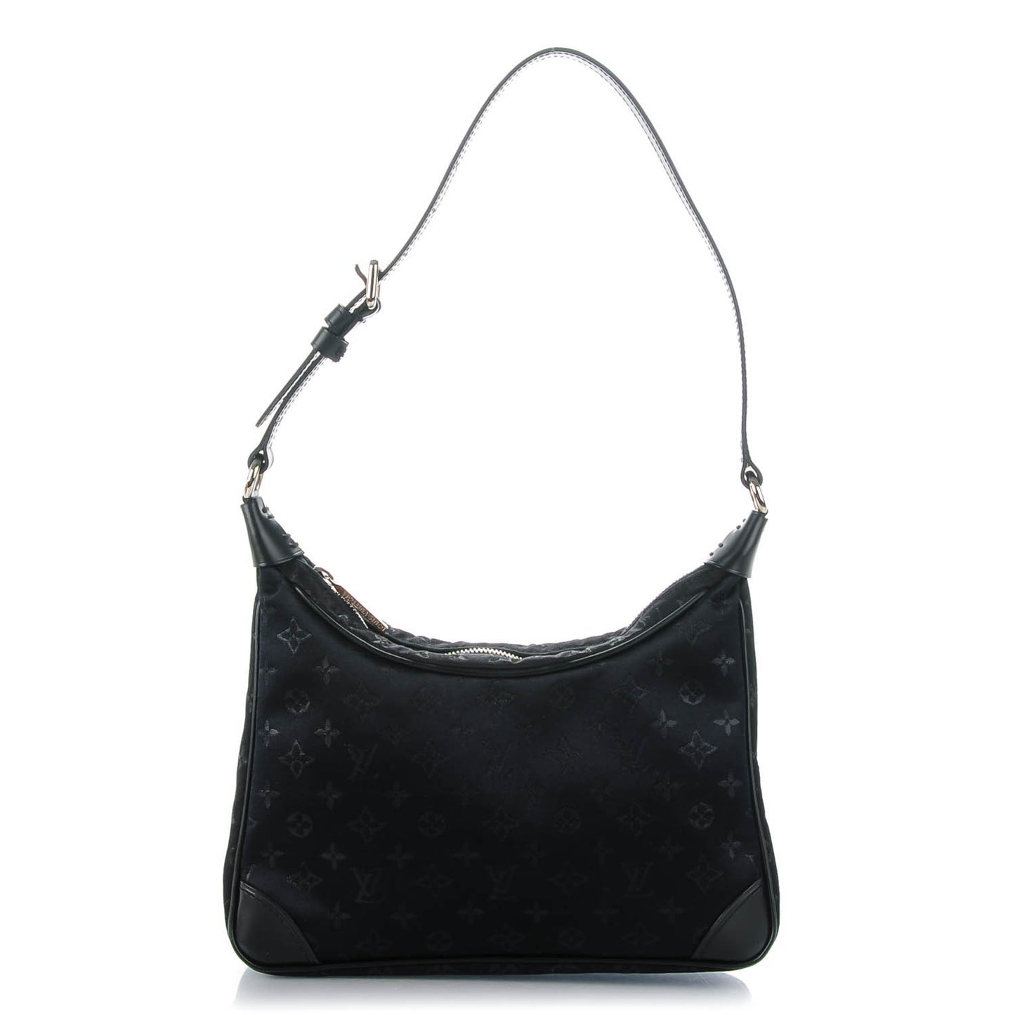 Satin Monogram Mini Boulogne Black