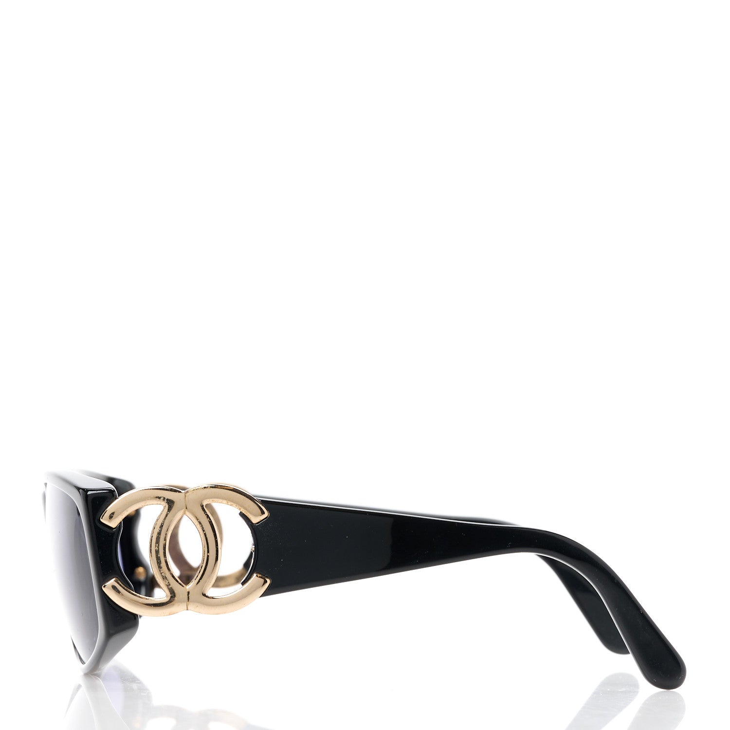Chanel CC Logo Sunglasses 02461 Black 3 of 8
