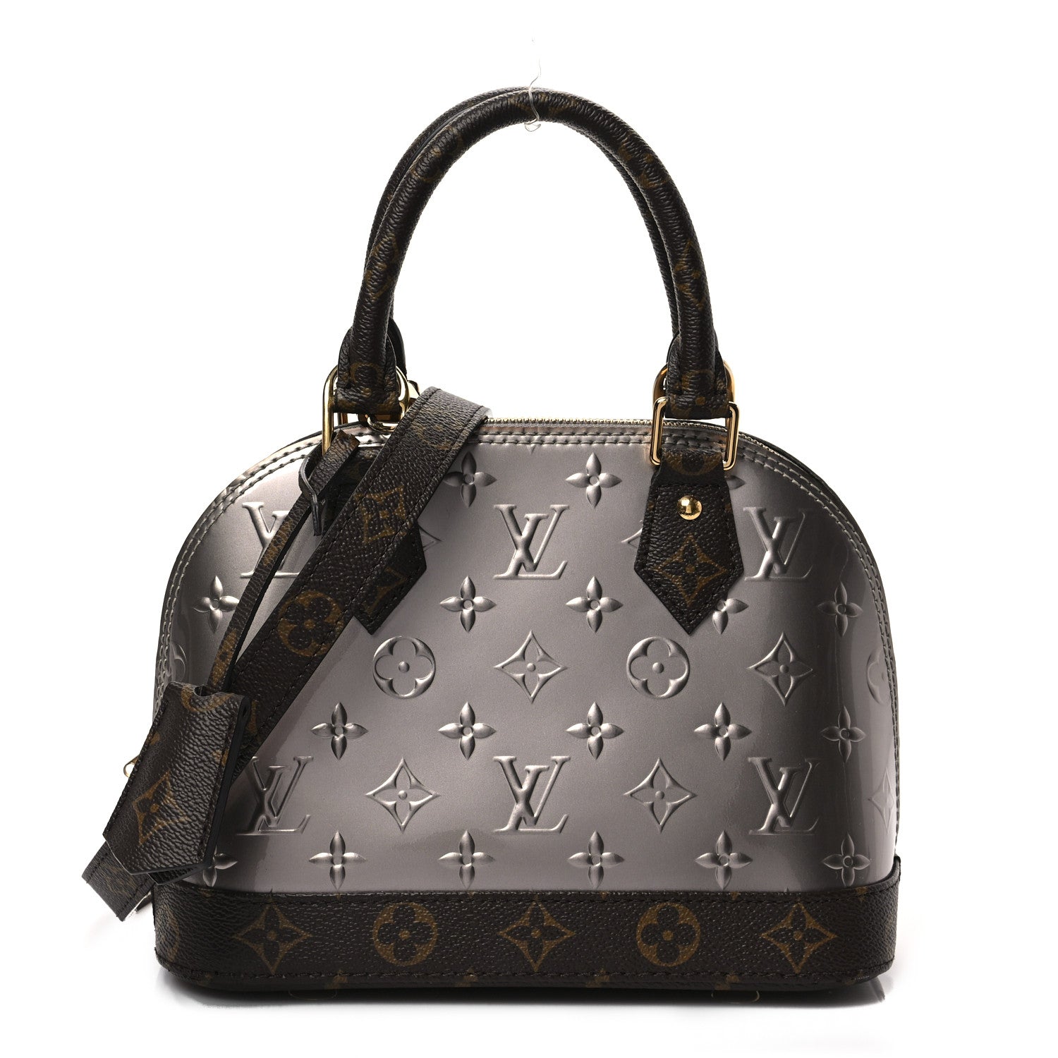 Louis Vuitton Vernis Monogram Alma BB Taupe Metallise 1 of 7