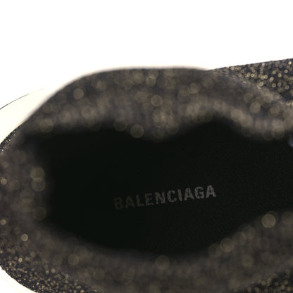 Balenciaga Knit Metal Womens Speed Sneakers 39 Black Gold 8 of 9