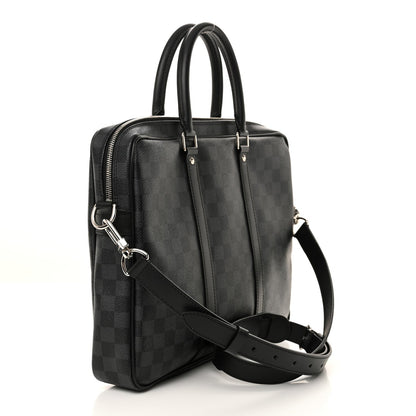 Louis Vuitton Damier Graphite Porte Documents Voyage PM 3 of 10