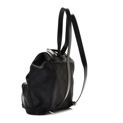 Gucci Nylon Monogram Backpack Black 2 of 11
