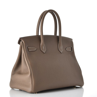 Hermes Togo Birkin 30 Etoupe 3 of 38