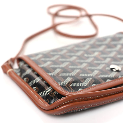 Goyard Goyardine Plumet Wallet Clutch Black Gold 7 of 8