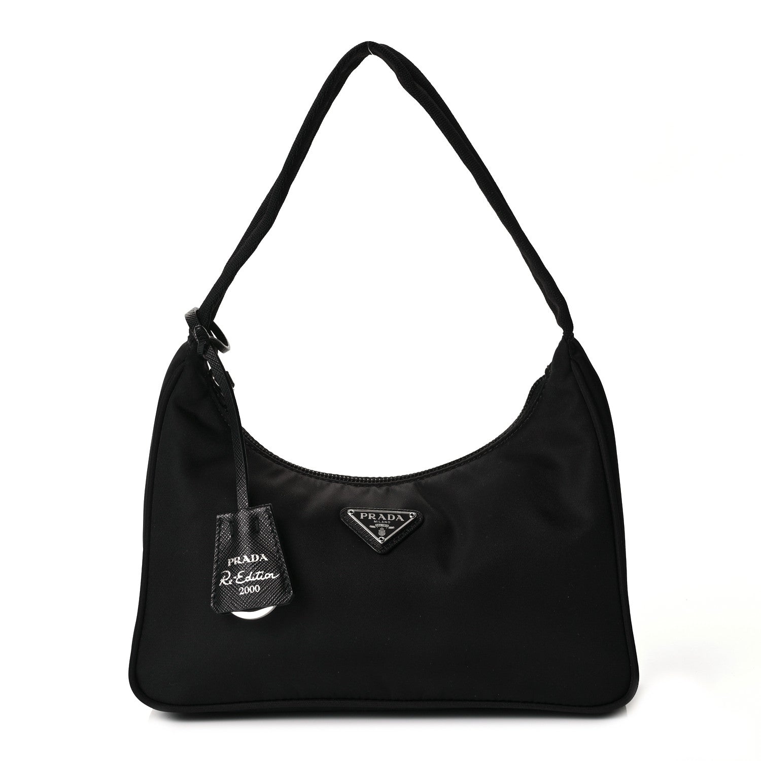 Prada Tessuto Nylon Mini Re-Edition 2000 Bag Black 1 of 9