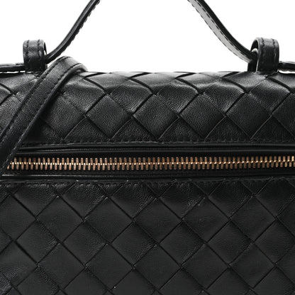 Bottega Veneta Calfskin Intrecciato Bang Bang Vanity Case Black 7 of 9