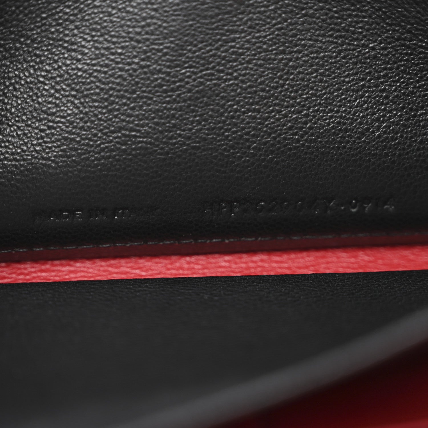 Saint Laurent Chevre Belle De Jour Zip Around Wallet Rouge Orient 7 of 10