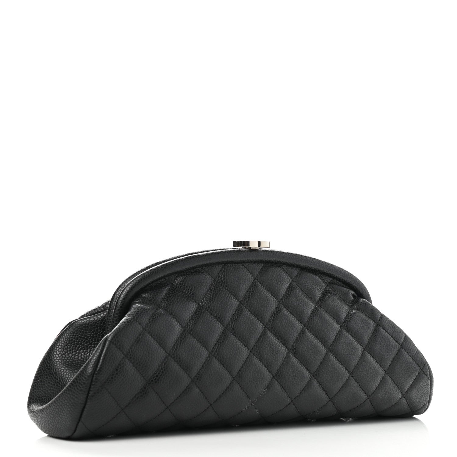 Chanel Caviar Quilted Timeless Clutch Black 3 of 7