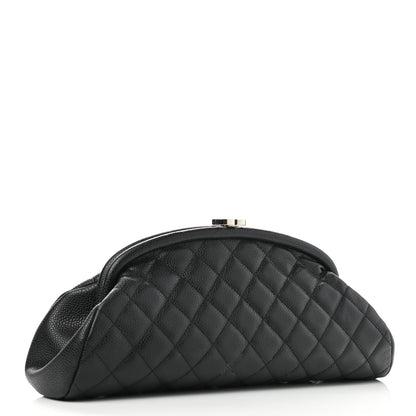 Chanel Caviar Quilted Timeless Clutch Black 3 of 7