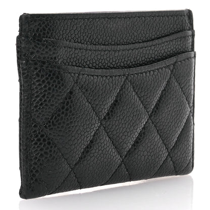 Chanel Caviar Quilted Card Holder Black 3 of 10