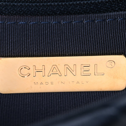 Chanel Lambskin Quilted Medium Chanel 19 Flap Navy Blue 6 of 10