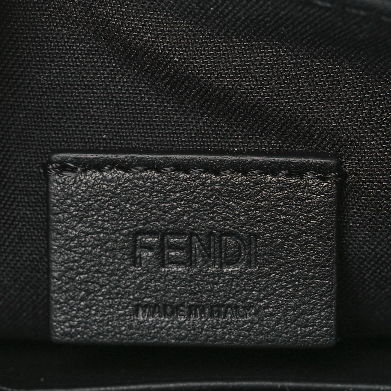 Fendi Vitello Grace Matte Duo Baguette Black 7 of 10