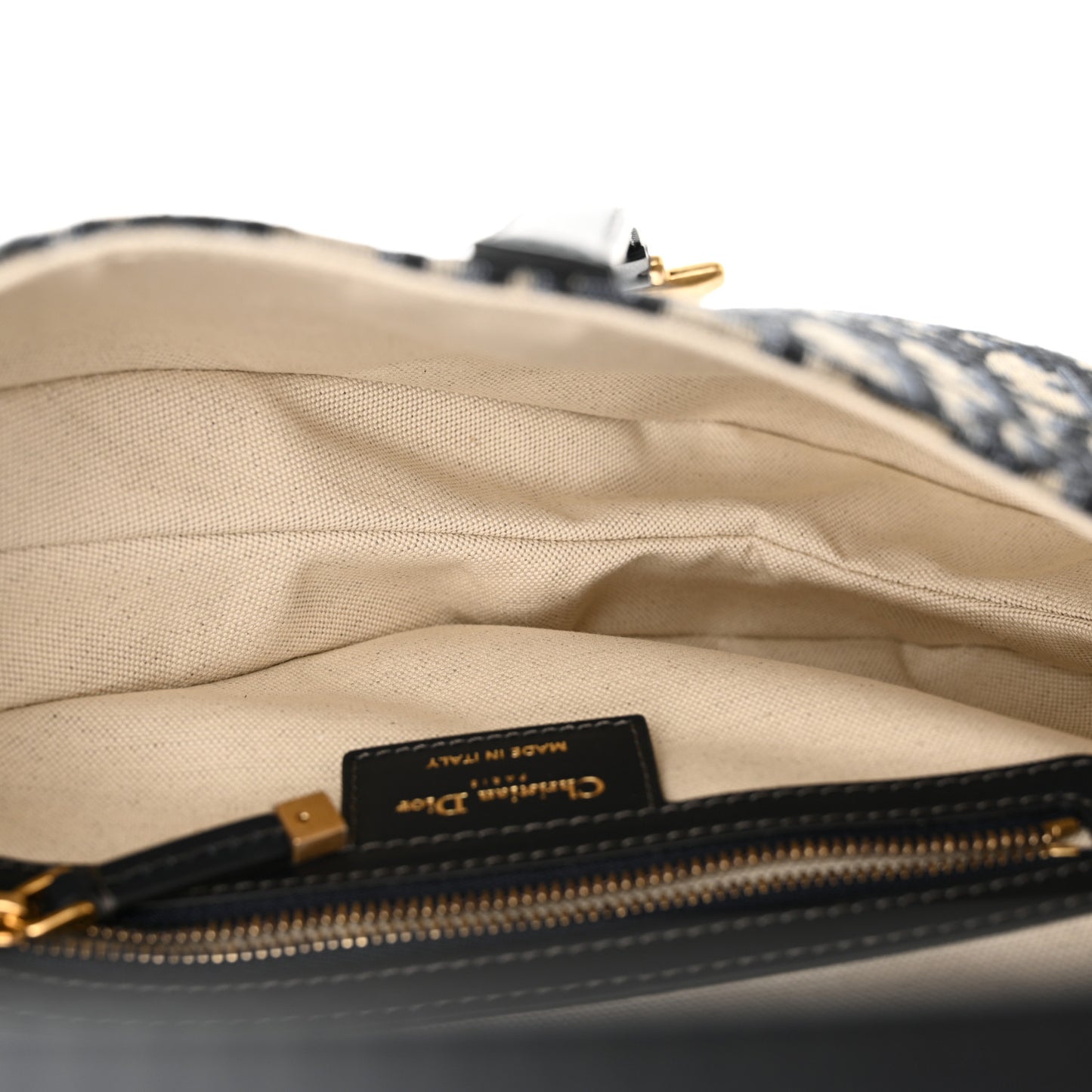Oblique Saddle Bag Blue