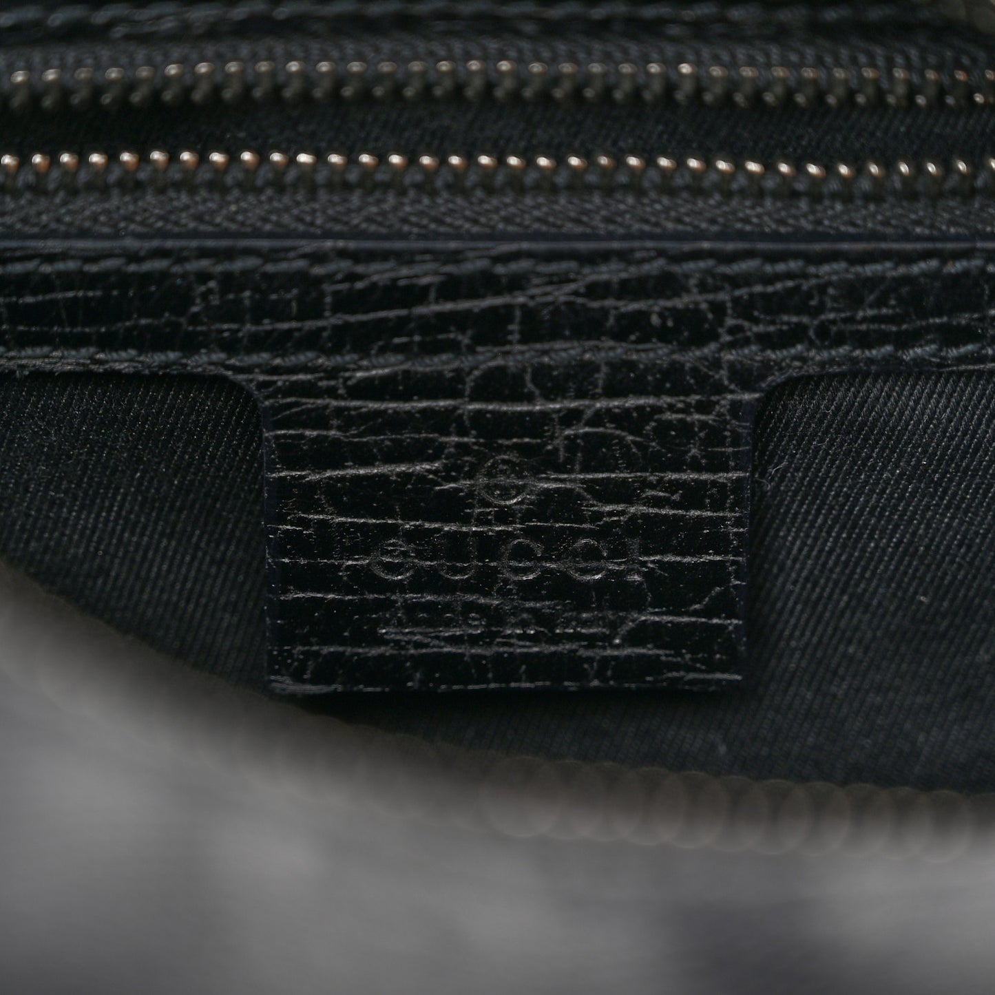 Monogram Medium Horsebit Chain Hobo Black