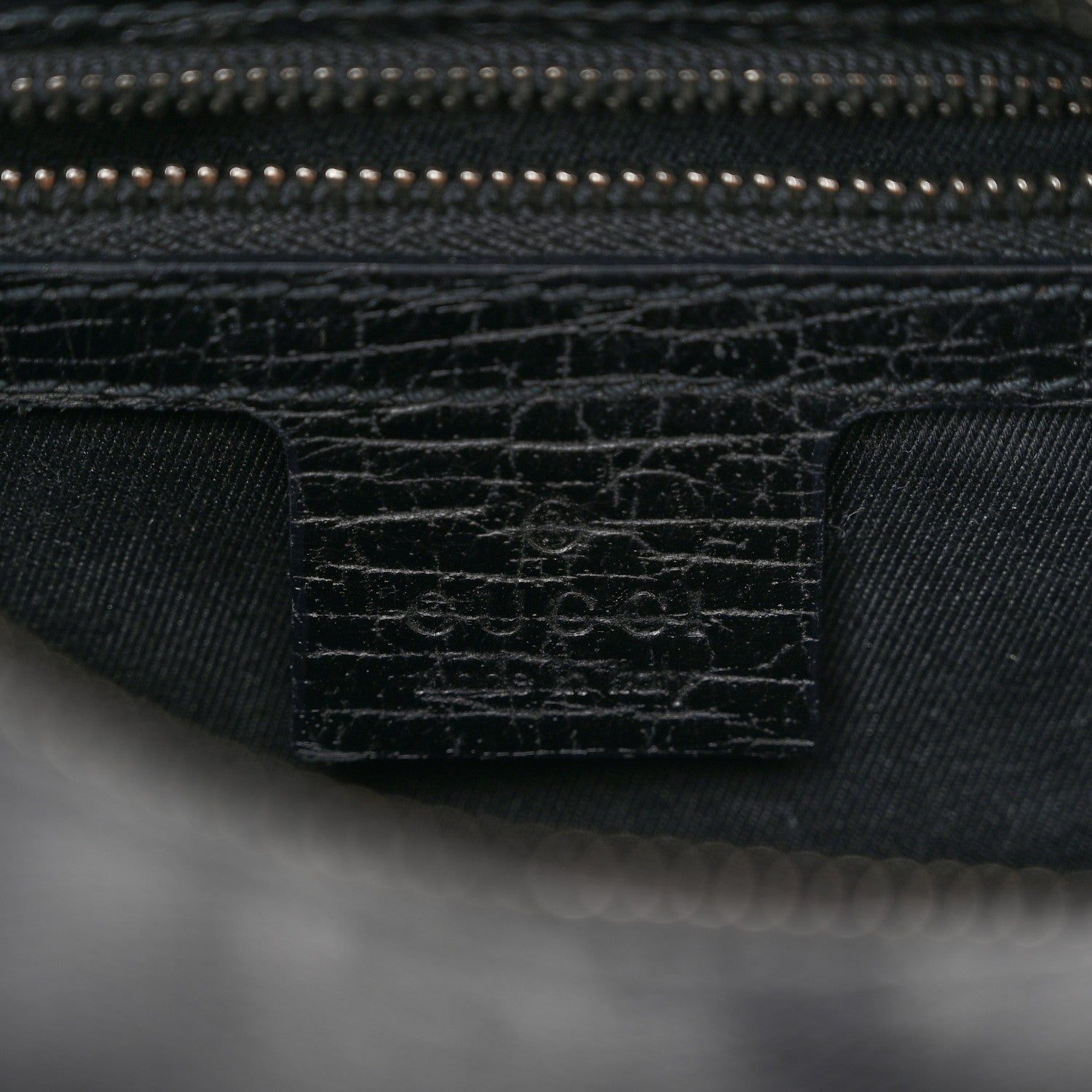 Gucci Monogram Medium Horsebit Chain Hobo Black 6 of 10