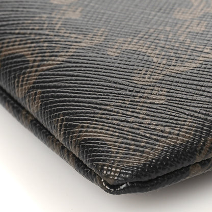 Celine Triomphe Canvas Pouch Black 7 of 8