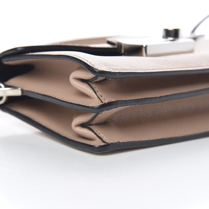 Prada Saffiano Lux Sound Shoulder Bag Cipria 12 of 15