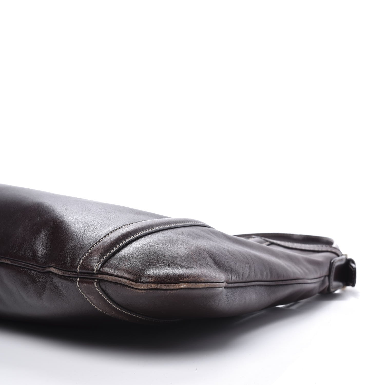 Gucci Calfskin Medium Britt Hobo Dark Brown 6 of 10