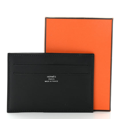 Hermes Swift Citizen Twill Card Case Black 8 of 8