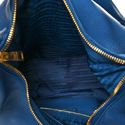 Prada Vitello Daino Hobo Cobalto 5 of 10