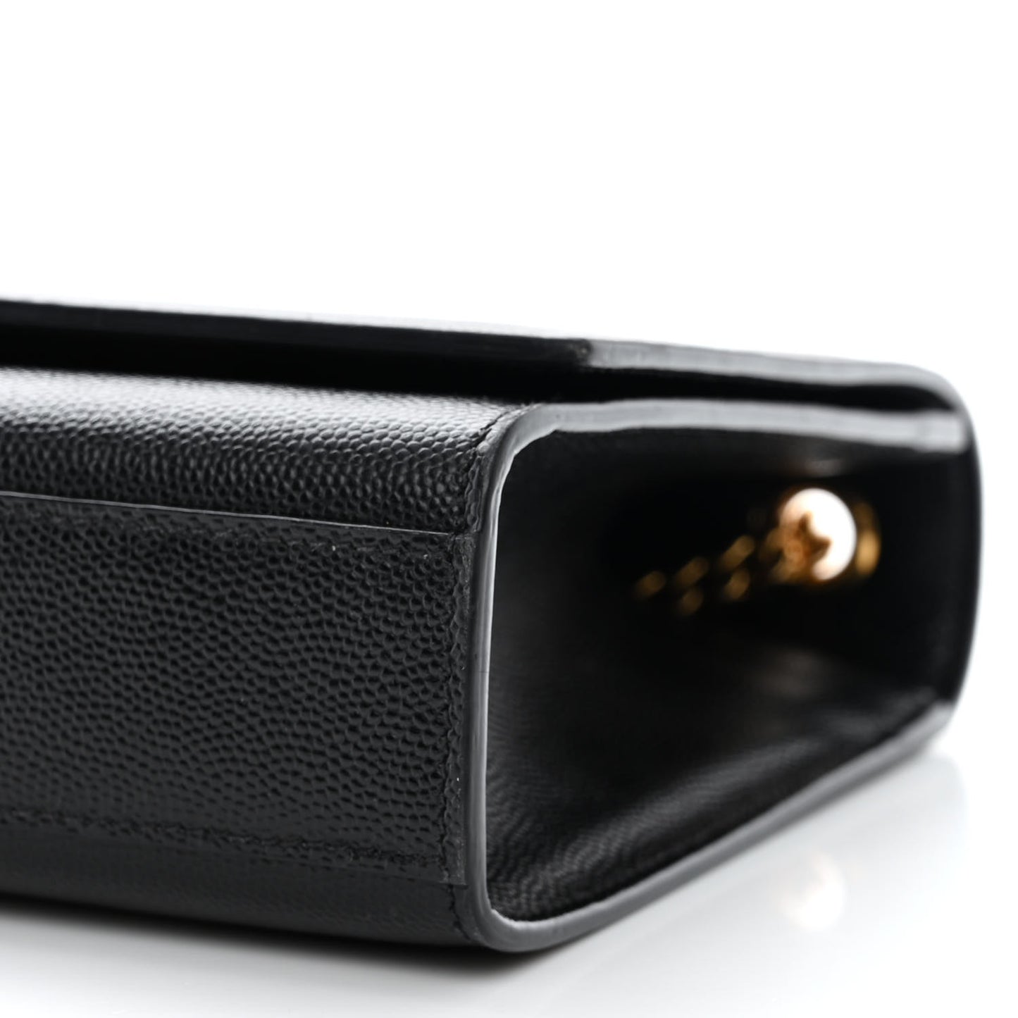 Grain De Poudre Medium Classic Monogram Kate Satchel Black