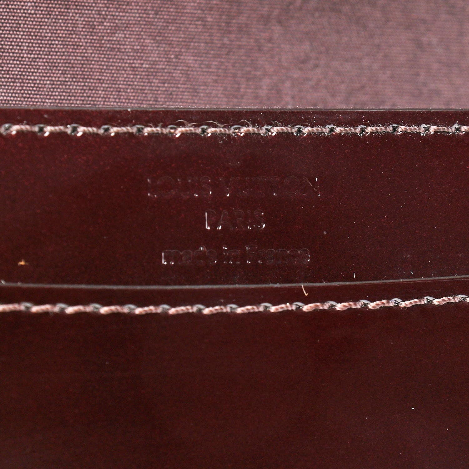Louis Vuitton Patent Louise PM Chain Clutch Black 7 of 7