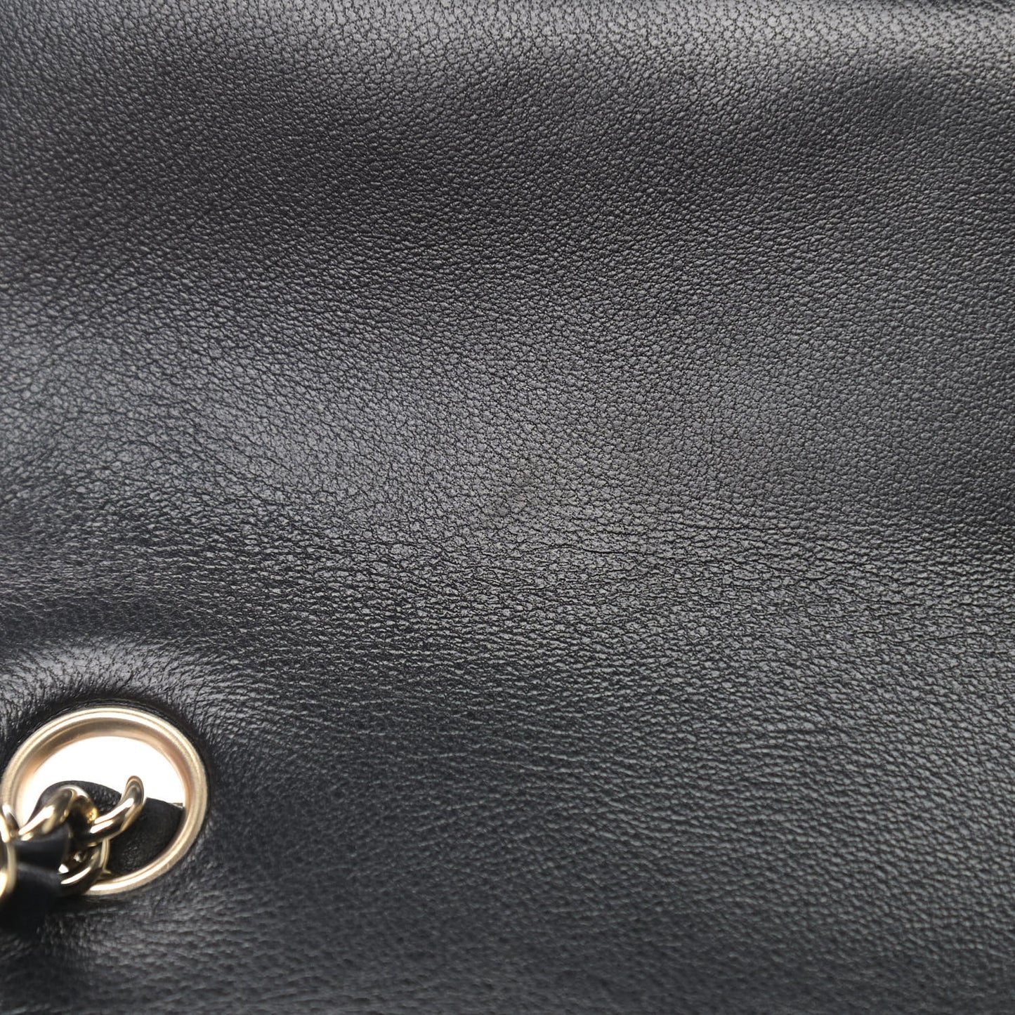 Lambskin Quilted Mini Rectangular Flap Black