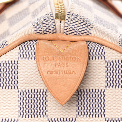 Louis Vuitton Damier Azur Speedy 30 7 of 12