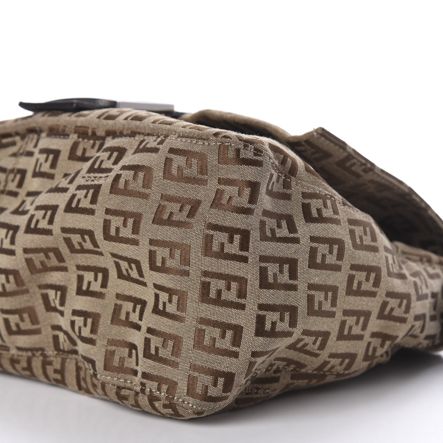 Fendi Zucchino Mama Baguette Dark Brown 7 of 9