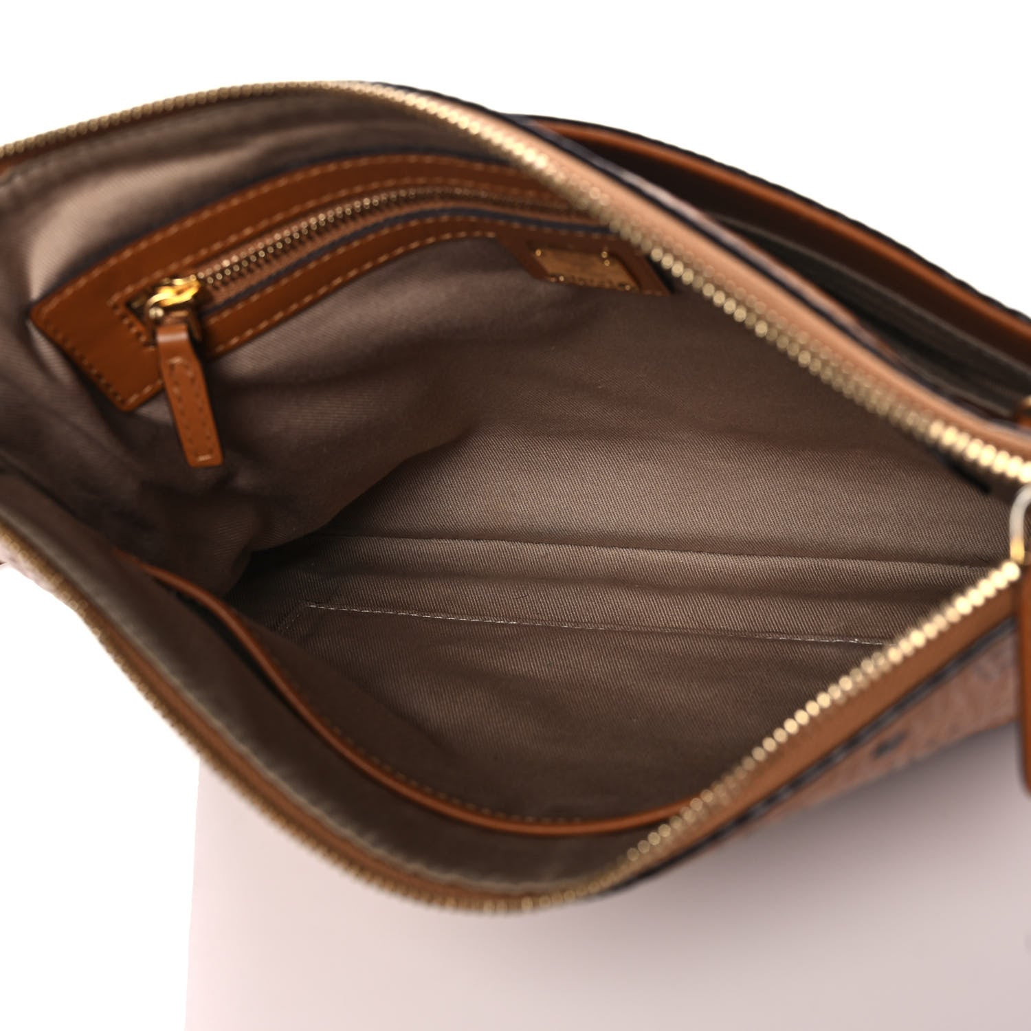 MCM Visetos Original Medium Pouch Cognac 5 of 11