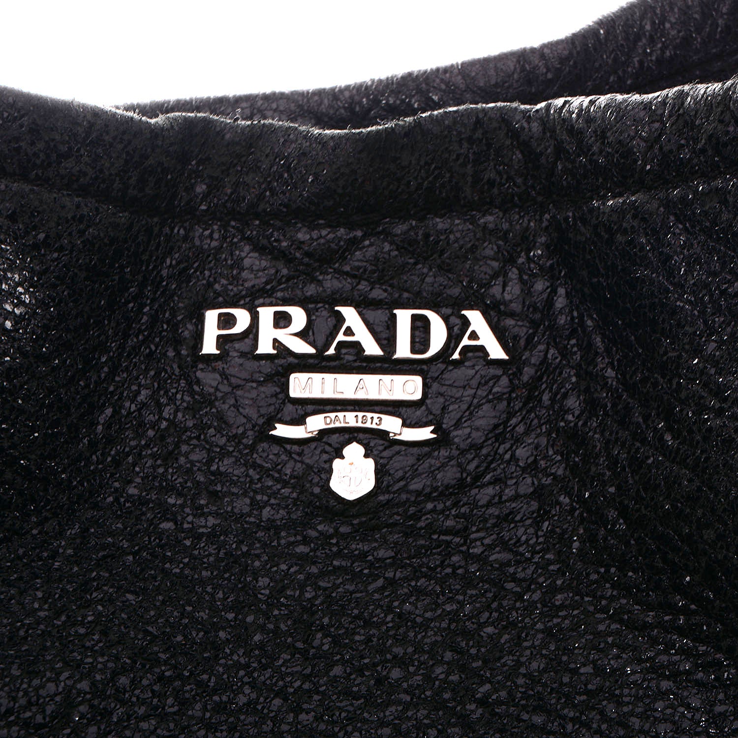 Prada Cervo Lux Chain Shoulder Bag Nero Black 12 of 12