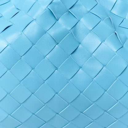 Bottega Veneta Nappa Maxi Intrecciato The Pouch Oversized Clutch Swimming Pool 9 of 11