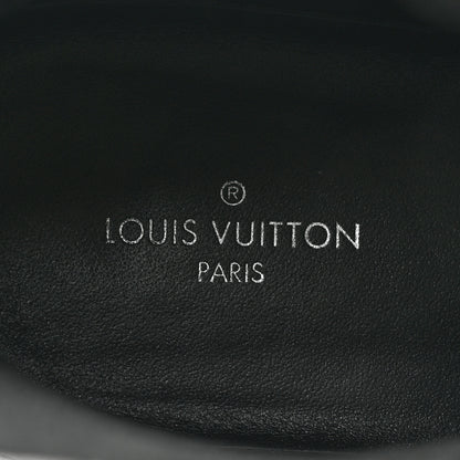 Louis Vuitton Calfskin Monogram Beaubourg Ankle Boots 40 Black 7 of 16