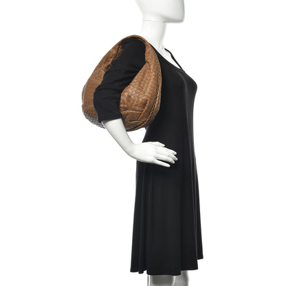 Bottega Veneta Nappa Intrecciato Medium Belly Veneta Hobo Brown Taupe 2 of 10