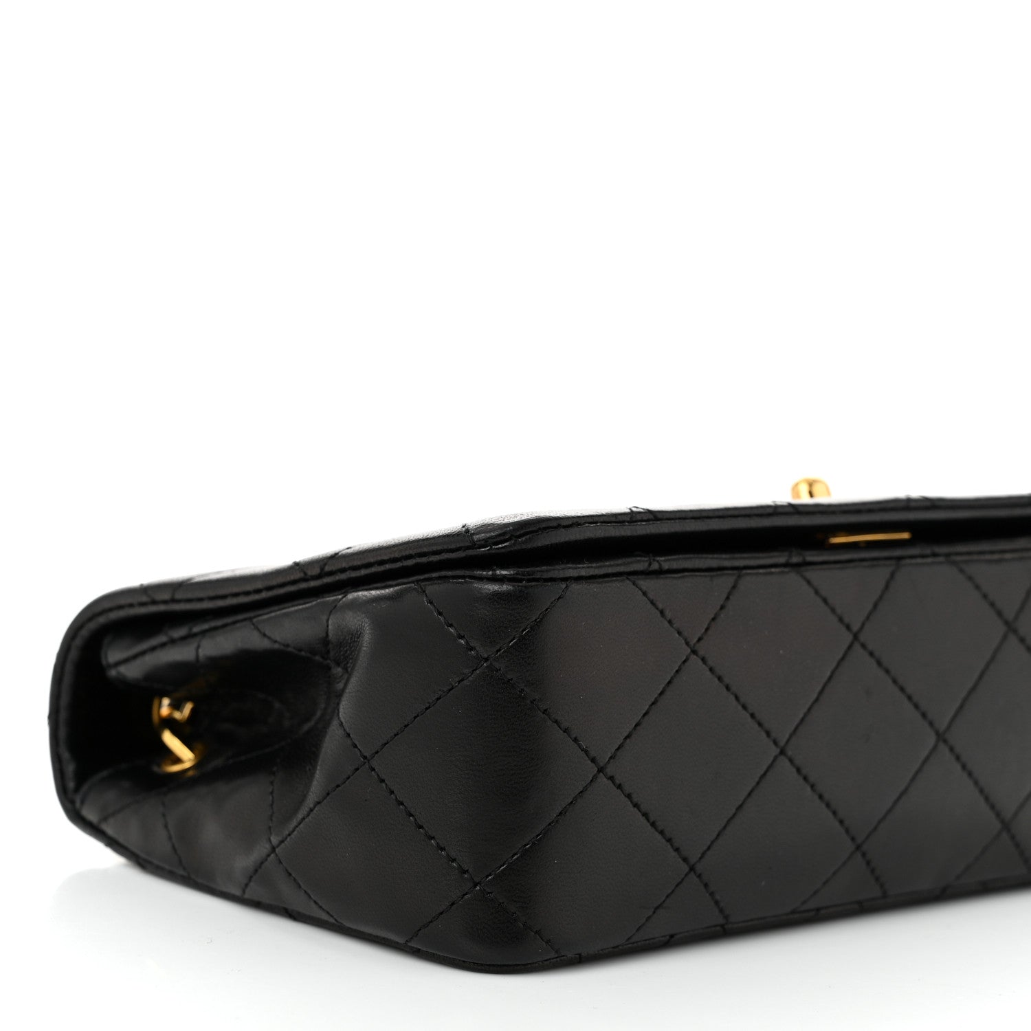 Chanel Lambskin Quilted Small Single Flap Black 10 of 11