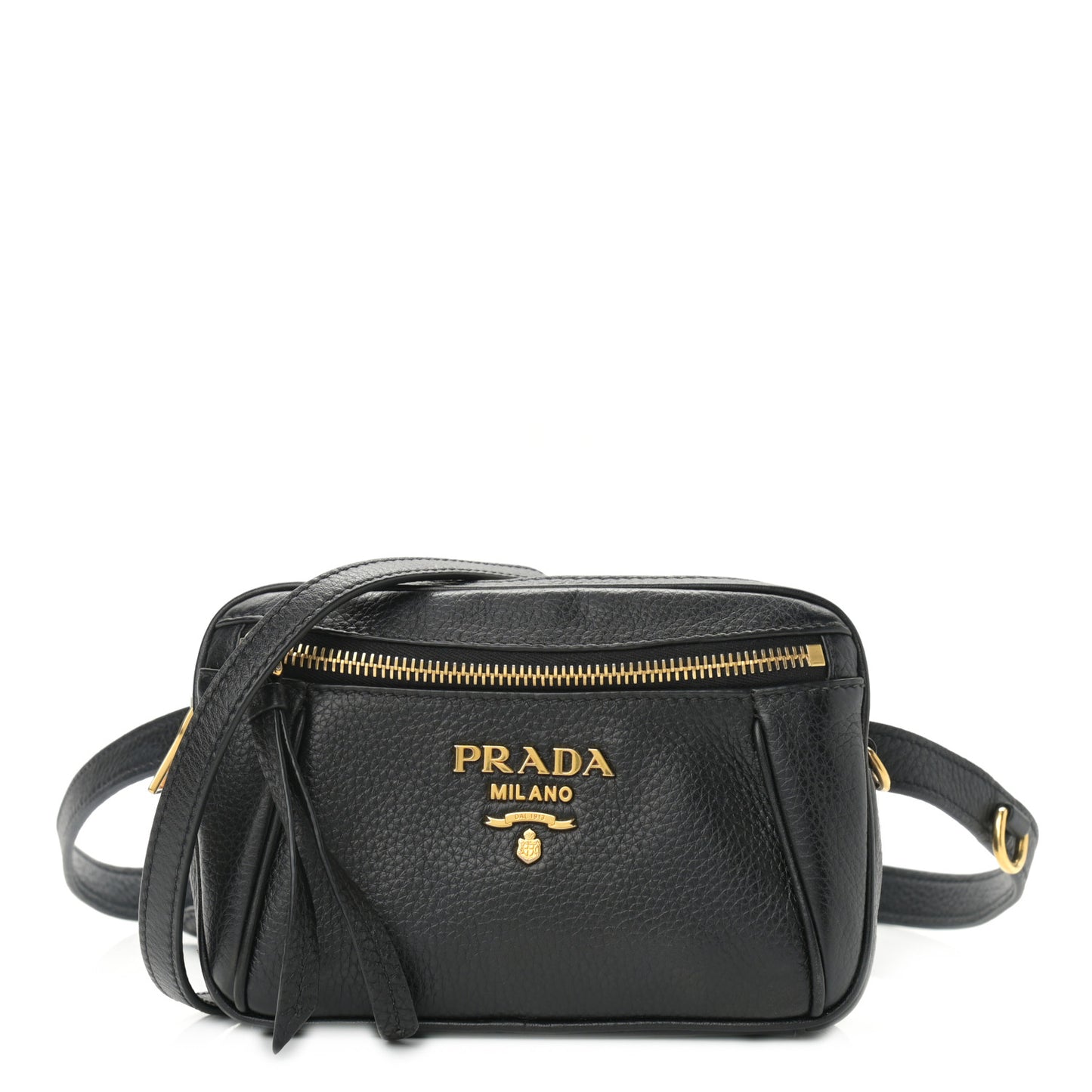 Vitello Daino Belt Bag Black