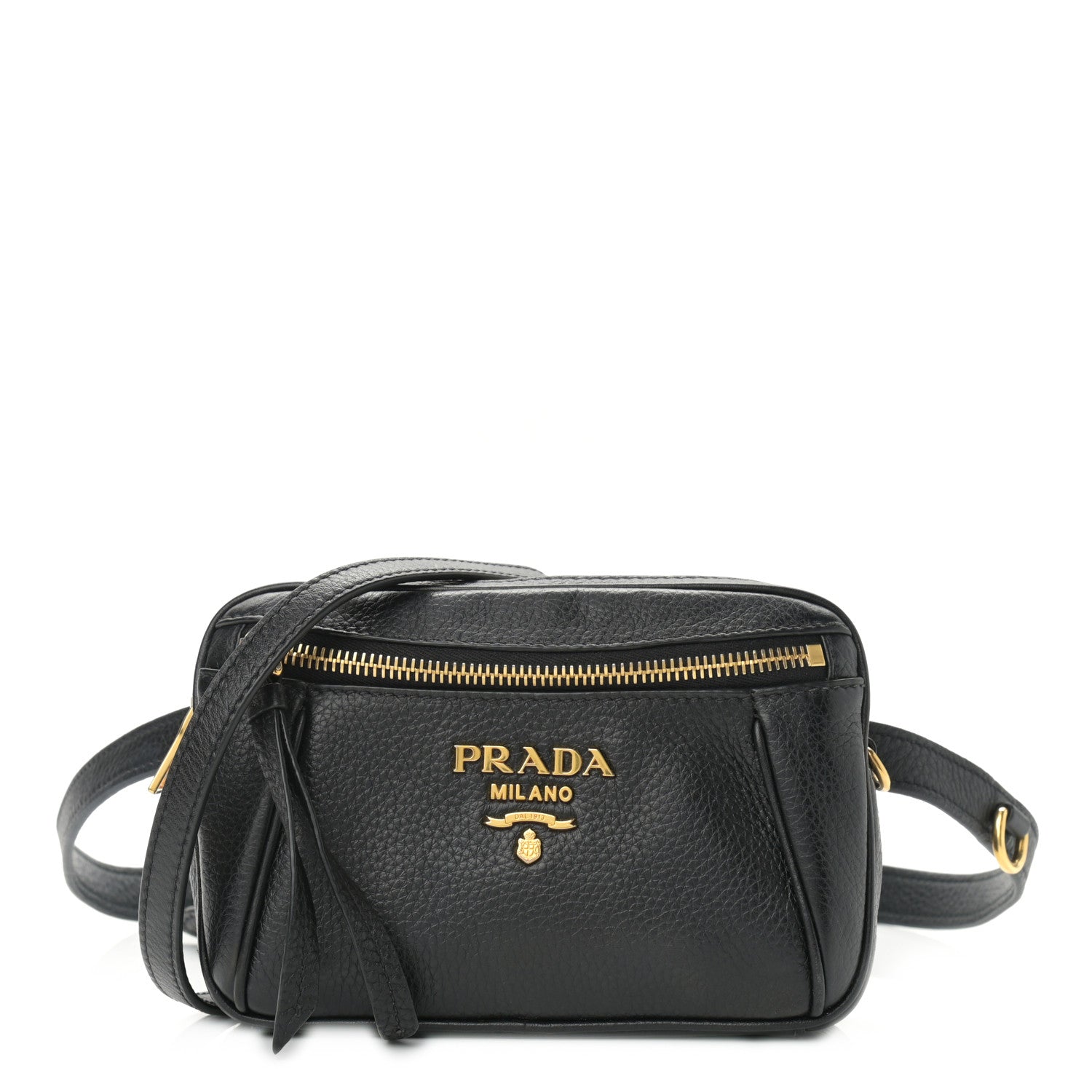 Prada Vitello Daino Belt Bag Black 1 of 9