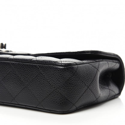Chanel Caviar Quilted East West Flap Black 10 of 11