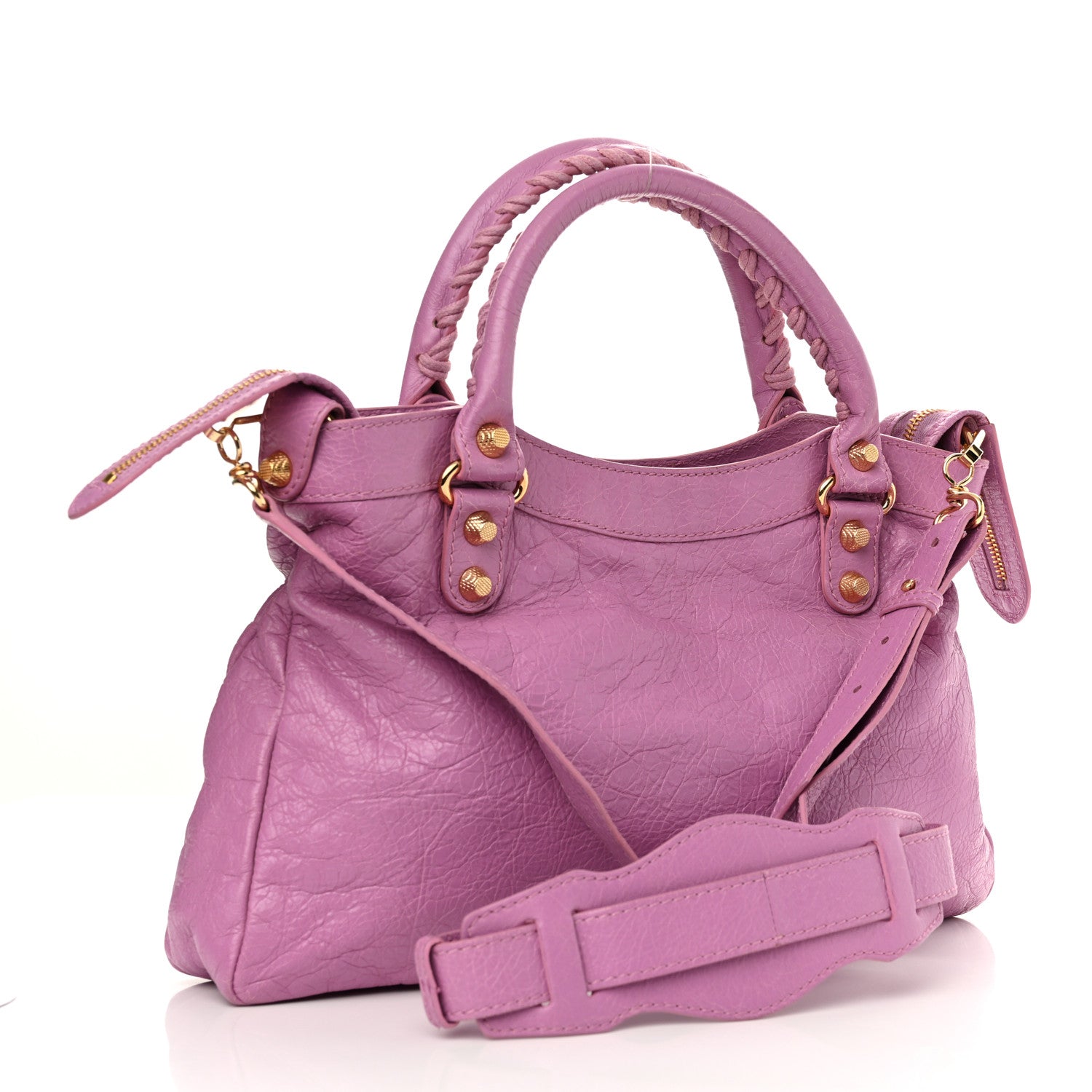 Balenciaga Agneau Giant 12 Gold Hardware Town Rose Berlingot 4 of 13