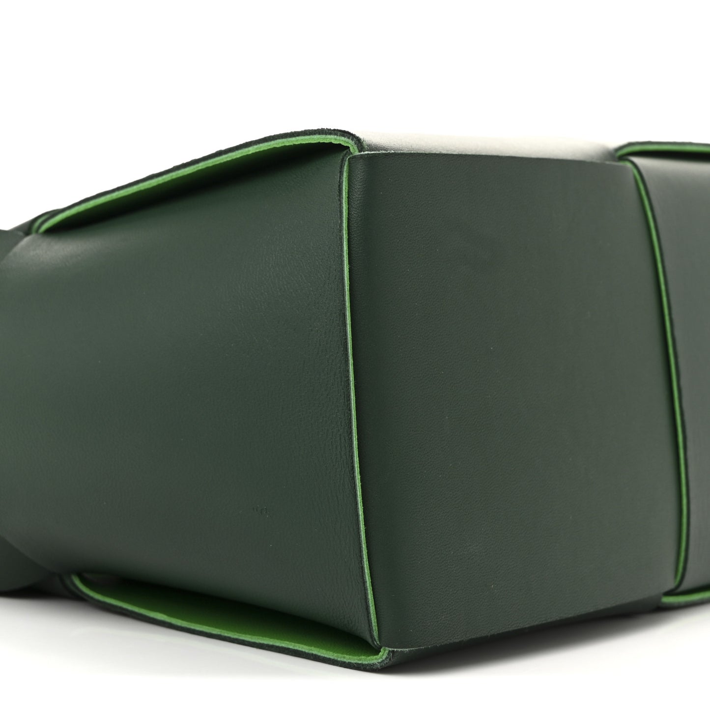 Calfskin Maxi Intrecciato Medium Arco Tote Raintree