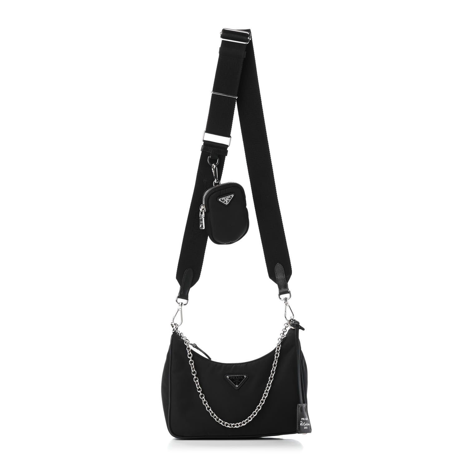 Prada Nylon Re-Edition 2005 Shoulder Bag Black 1 of 5