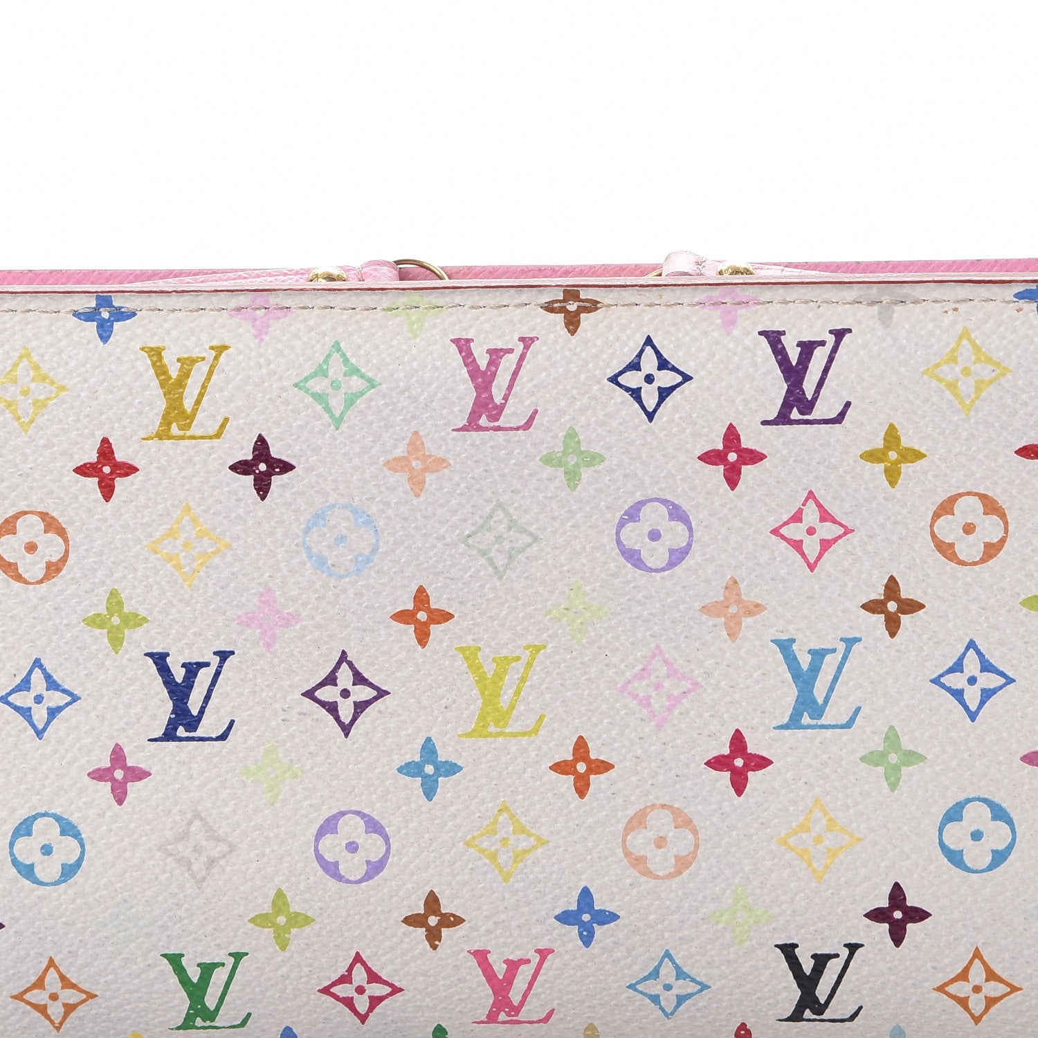 Louis Vuitton Monogram Multicolor Insolite Wallet Litchi 8 of 11