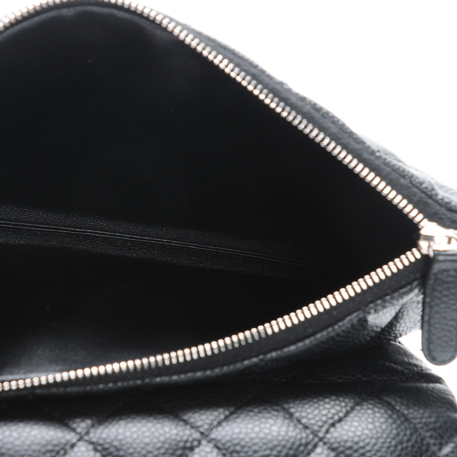 Chanel Caviar Quilted Daily Zip Crossbody Bag Black 5 of 10