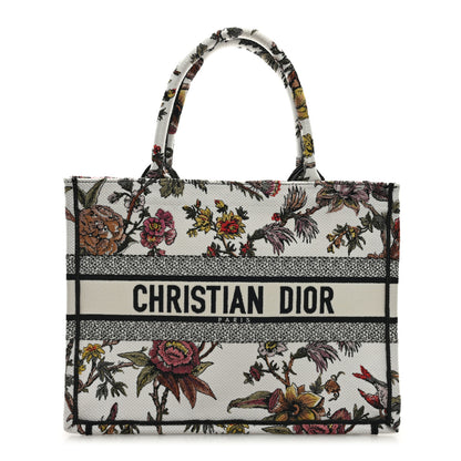 Christian Dior Canvas Jardin Botanique Embroidered Medium Book Tote Multicolor 1 of 8