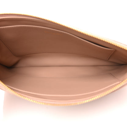 Christian Dior Supple Calfskin Cannage Large Caro Daily Pouch Rose Des Vents 5 of 7