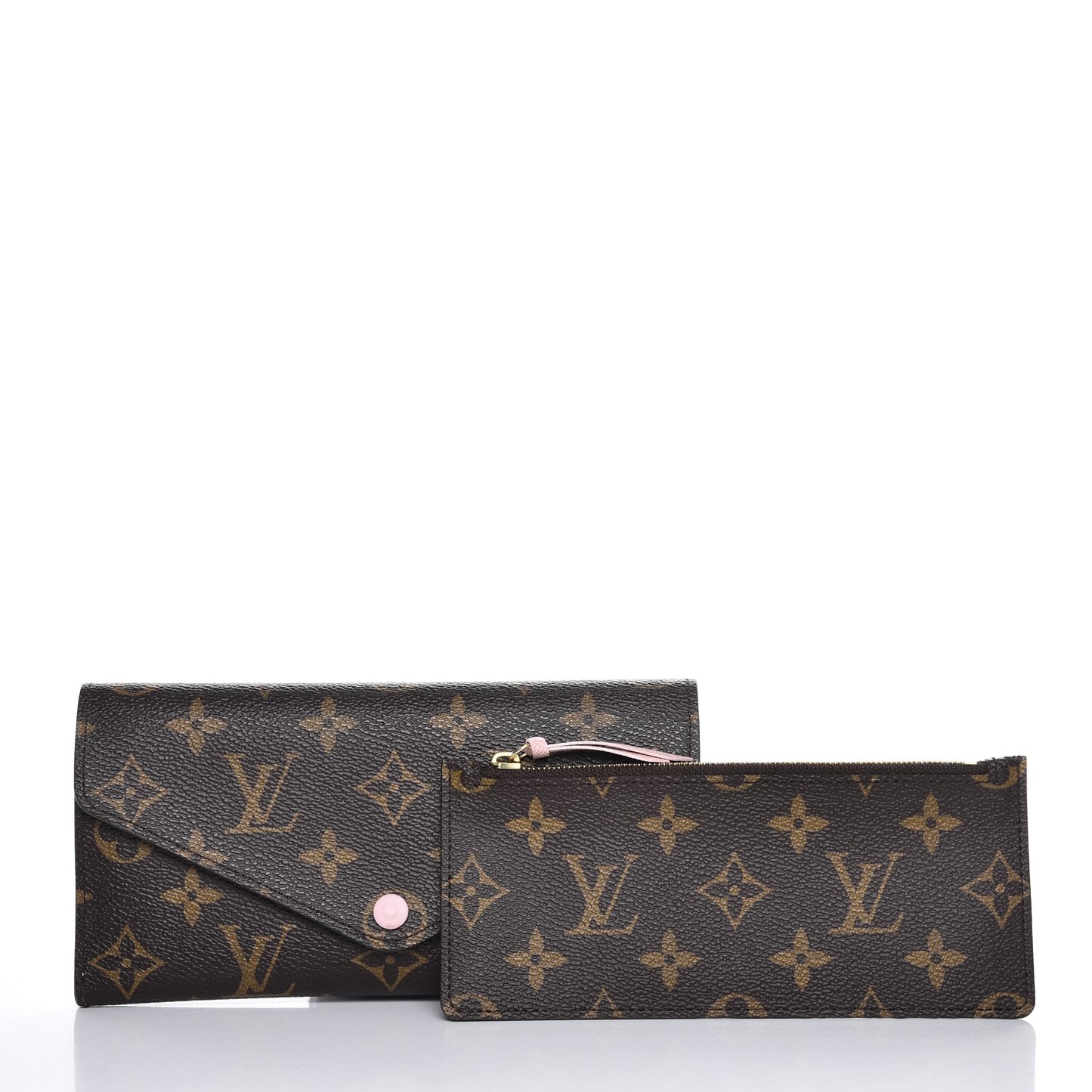 Monogram Josephine Wallet Rose Ballerine
