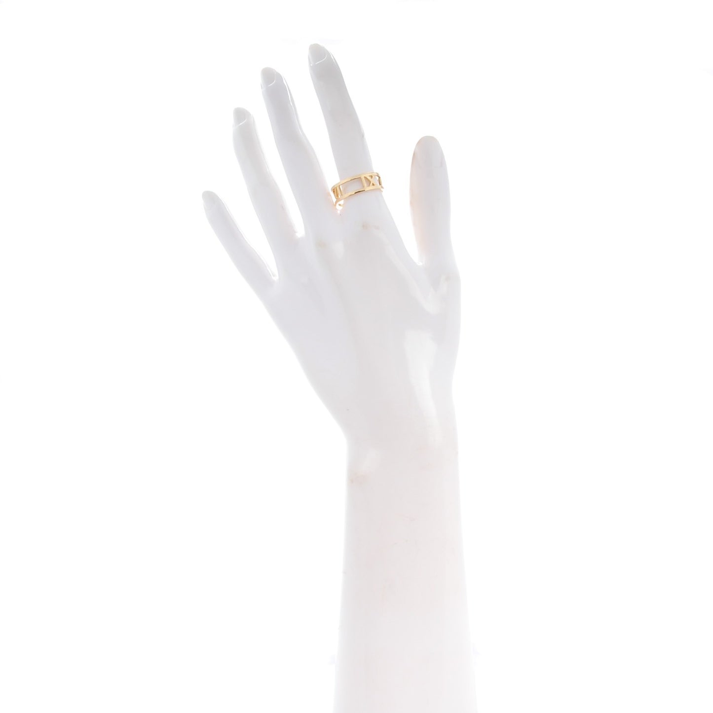 18K Yellow Gold Atlas Open Ring 8.5
