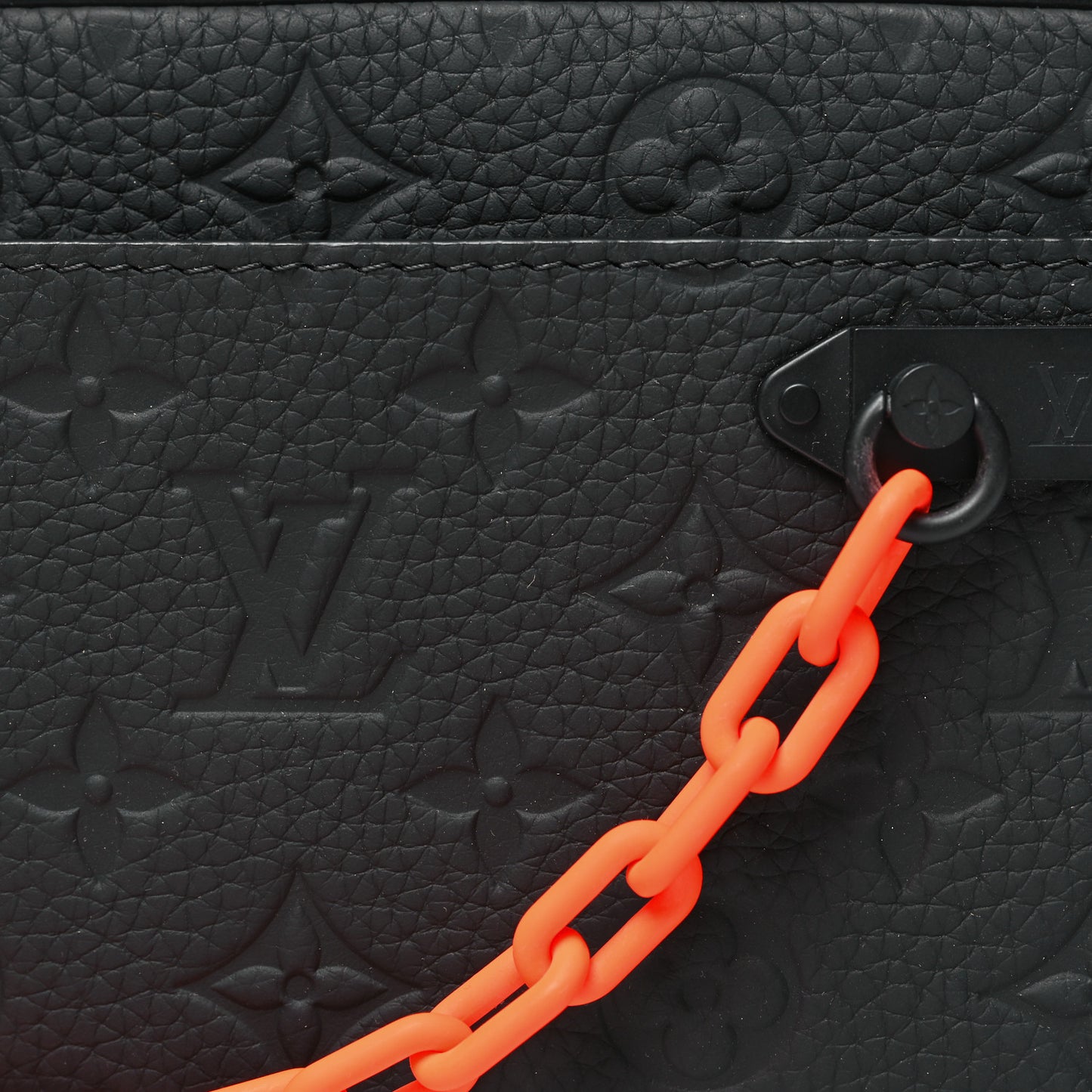 Taurillon Monogram Uniformes Solar Ray Soft Pochette Volga Belt Bag Black